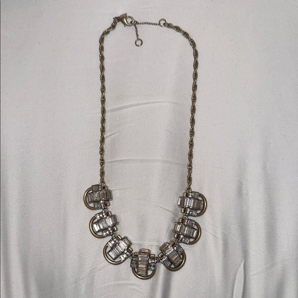 Elegant Gold and Silver Necklace